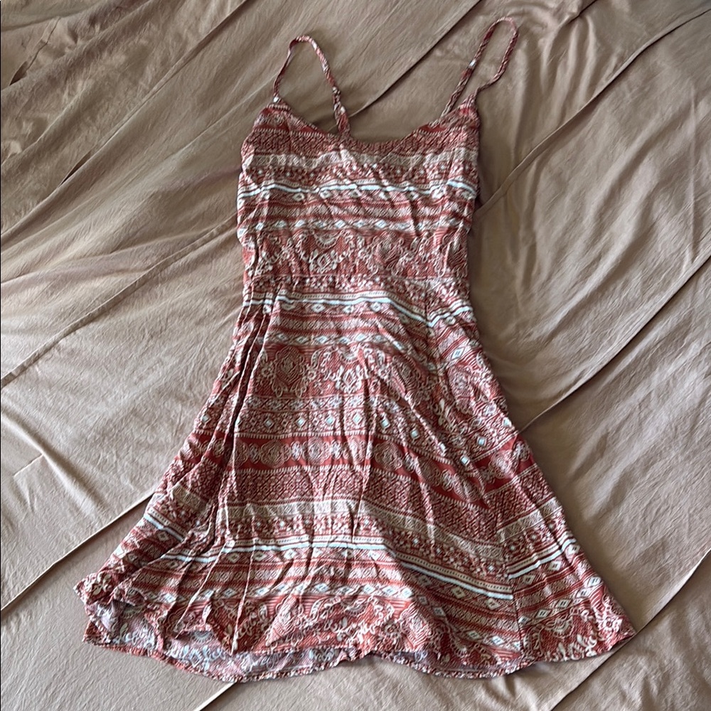 Spaghetti-Strap Mini Dress